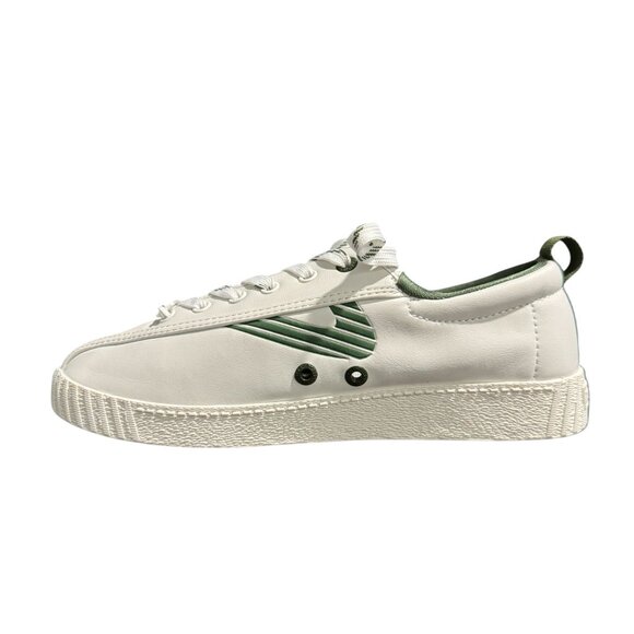 Tretorn Nylite Set Point Womens Green White Sneaker, Size 6.5M WORN ONCE - Picture 2 of 10